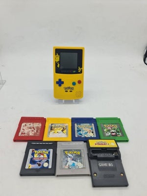 Nintendo Pokemon Gameboy Color Pikachu Edition + Pokemon Red, Blue, Yellow, S...