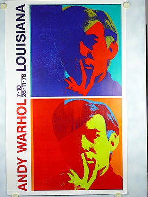 Andy Warhol, Louisiana 1978, udstillingsplakat