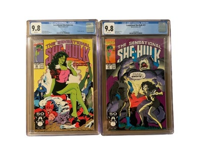 Sensational She-Hulk (1989 Series) # 26 & 27 - 2 Graded comic - Første udgave...