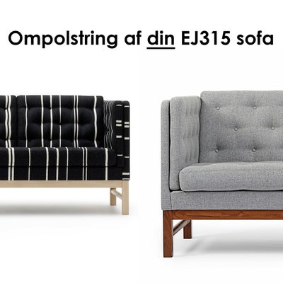 Ompolstring af DIN EGEN Erik Jørgensen model EJ-315 sofa med læder eller stof.