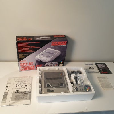 Nintendo - Snes Super Rare SMALL Box Grey 1st Edition FAH +Extremely rare pos...