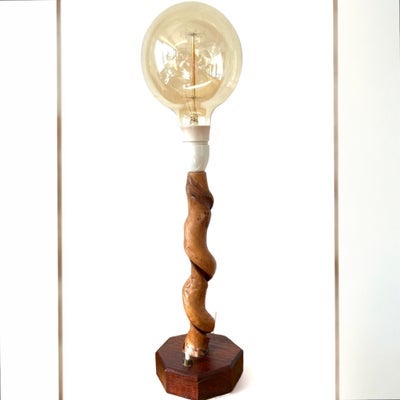 Vintage teak lampe 