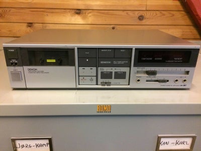 Denon DR-M1 – vintage kassettebåndoptager – fungerer, men med slidt capstan-akse