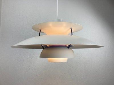 Louis Poulsen - Poul Henningsen - Lampe - PH 5 - Aluminium - PH 5 Klassisk Hvid