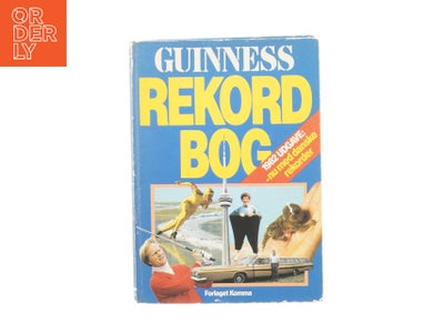 Guinness rekord bog, 1982 fra Forlaget Komma (str. 30 x 21 cm)