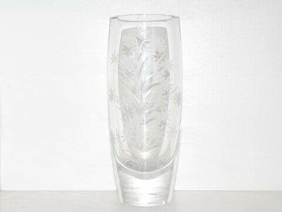 Svensk kunstglas

Unika kunstglas vase med motiv af  bloms