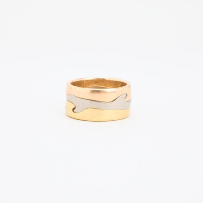 Georg Jensen Fusion statement ring i 18 karat str. 55