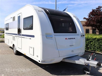 2019 - Adria Alpina 573 UP   Velholdt Luksus Vogn med kæmpe rundsiddegruppe. ...