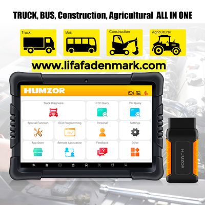 ND566 Bluetooth Tablet Heavy Duty Truck OBD2 Scanner Fuldt System Diagnose Værkt