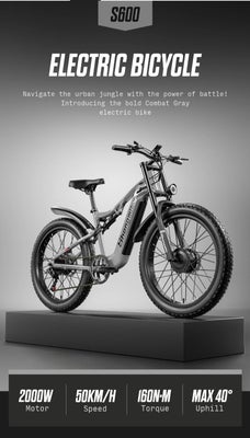 S600 mountainbike BEAST 2000w dual motor