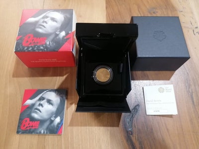 David Bowie - UK Quarter Ounce Gold Proof Coin - The Royal Mint - 2020 - Numm...