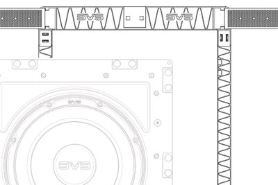 SVS 3000 In-wall indbygnings-ramme kit