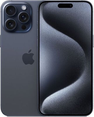 iPhone 15 Pro Max | 1 TB | Dual-SIM | blåt titanium