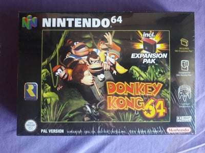 Nintendo - DONKEY KONG 64 - Nintendo 64 - Videospil (1) - I original forsegle...