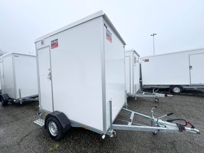 Letvogn Type 217: Toilet- & badvogn med kombi vaskemaskine Mobil toilet- & Ba...