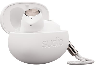 Sudio T2 True Wireless in-ear høretelefoner (hvid)