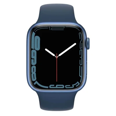 Apple Watch Series 7 Aluminum 45 mm 4G | eSIM | WiFi Blå Sport Band Blå Meget...