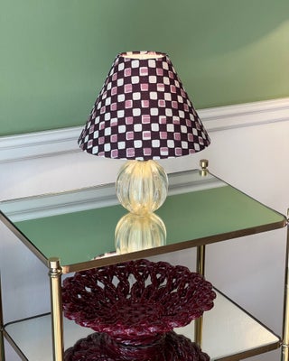 Vintage golden Murano table lamp (incl. lampshade)