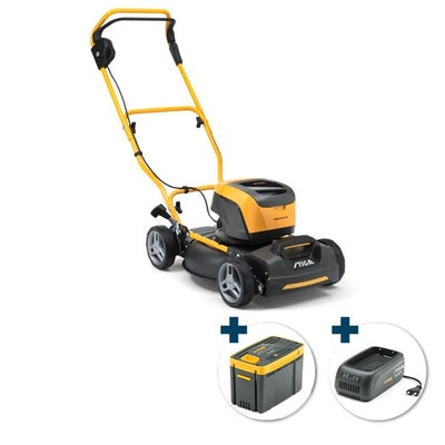 STIGA Multiclip 547 AE Batteri-plæneklipper Kit - klippebredde: 45 cm - inkl....