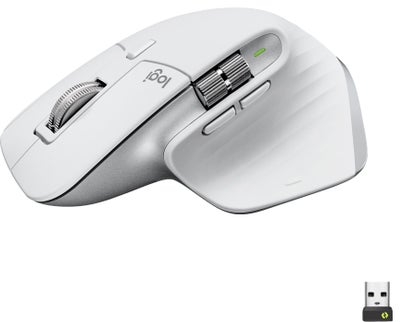 Logitech MX Master 3S trådløs mus (pale grey)