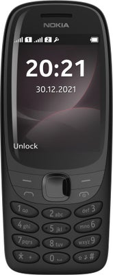 Nokia 6310 mobiltelefon (sort) - Kun 2G