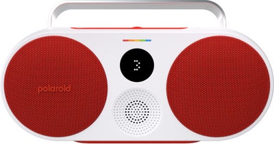 Polaroid Music P3 trådløs, transportabel højttaler (rød/hvid)