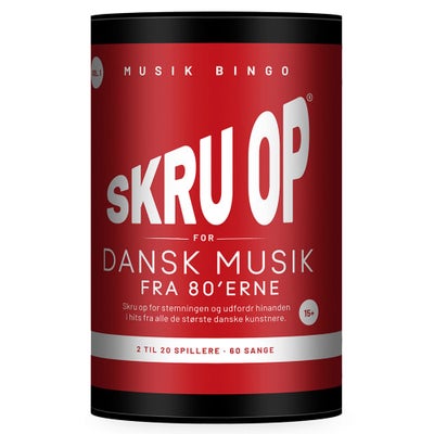 Skru Op For Dansk Musik Fra 80´Erne Vol. 1 - Brætspil Hos Coop