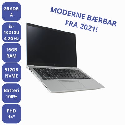 HP Elitebook 840 G7 Grade A | I5-10210U | 16GB RAM | 512GB SSD | 14" FHD