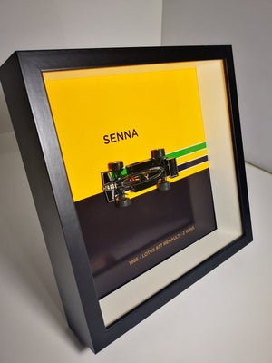 3D racing Art by Scaled Down 1:43 - Modelracerbil -Lotus 97T Ayrton Senna 198...