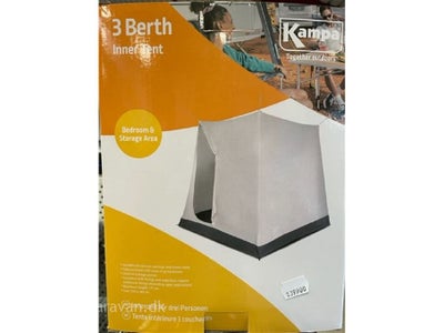 Kampa Indertelt 3 senge 399.00 kr