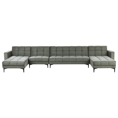 U-formet sofa ALNES Mørkegrøn Symmetrisk