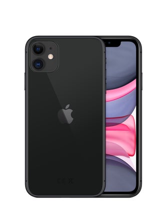  iPhone 11 128GB - Sort - Grade C (Okay stand) 
