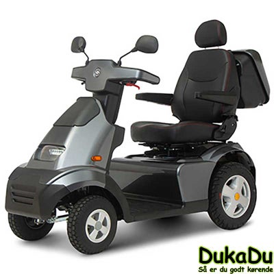 El scooter DukaDu s4 - Grå luksus 4 hjulet elscooter