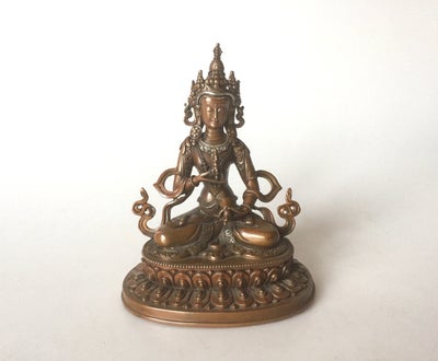 Antik buddha af kobber