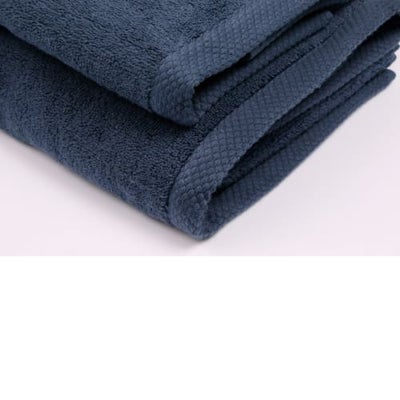Quilts Of Denmark Håndklædesæt - Pure Sleep - Mørkeblå - 4 Stk. - Håndklæder ...