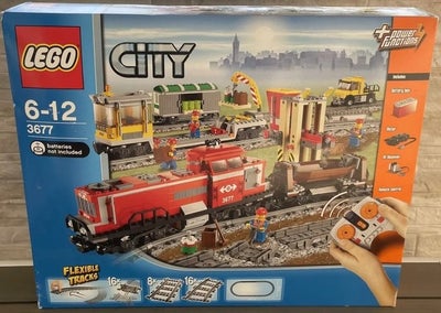 Lego - City - 3677 - Red Cargo Train - 2010-2020