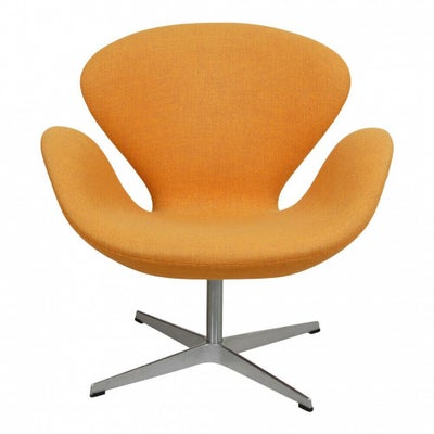 Arne Jacobsen Svane stol i orange stof