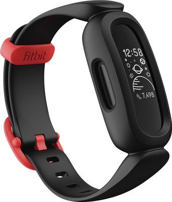 Fitbit Ace 3 aktivitetstracker til børn (sort/rød)