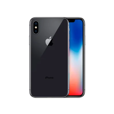 Apple iPhone X 64 GB Sort/Grå Okay