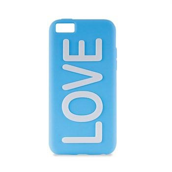 iPhone 5C Puro Love Silikone Cover - Blå