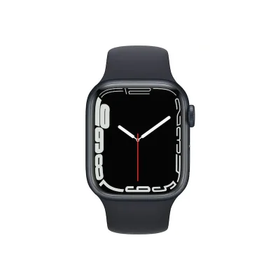 Apple Watch Series 7 41 mm 4G Sort Sport Band Sort Meget flot