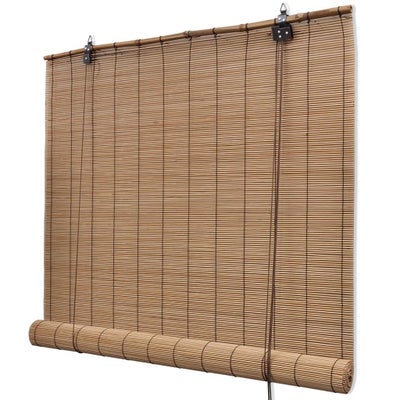 Rullegardin 150x220 cm bambus brun