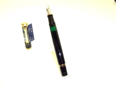 NEW PELIKAN M400 SOUVERÄN Black Fountain Pen Flexy 14ct F  F-B - Fyldepen