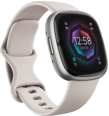 Fitbit Sense 2 smartwatch (Lunar White/Platinum)