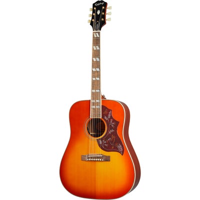 Epiphone Hummingbird western-guitar aged cherry sunburst glo