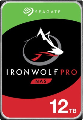 Seagate IronWolf Pro 3.5" intern HDD til NAS (12 TB)