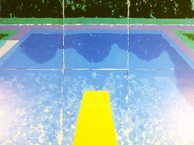 David Hockney udstillingsplakat 1988, Metropolitan Museum NY