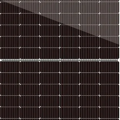  Effektive 415W solcellepaneler mono, med Sort ramme.