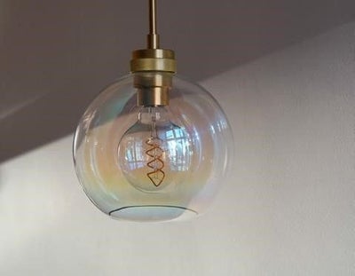 Lumega - Hængende lampe - Dagny - Glas, Messing