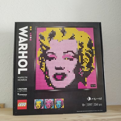 Nyt uåbnet Lego Art 31197 Andy Warhol's Marilyn Monroe